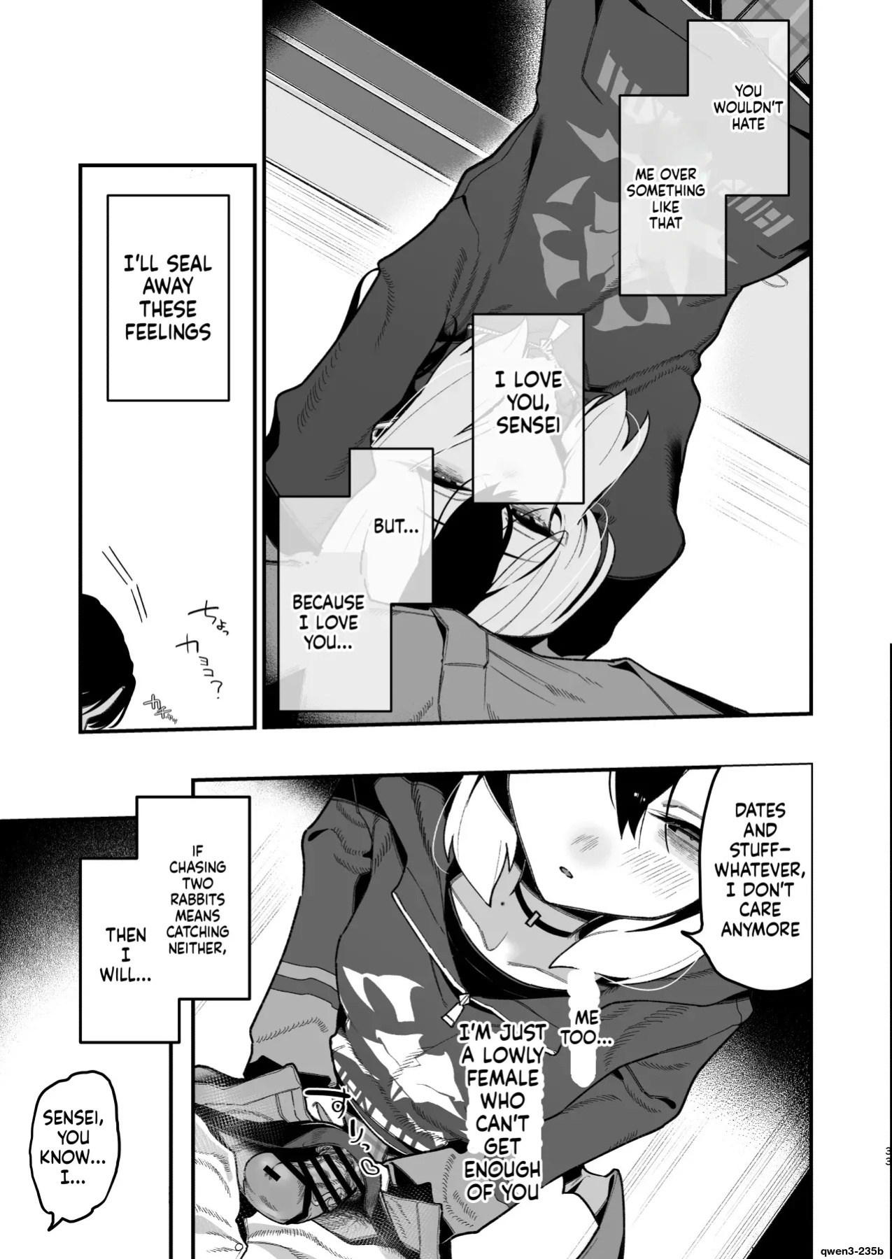 [Hokoriya-san (Okurahokori)] Sensei no Onaho de, Ii yo | It's Fine to use Sensei's Masturbation Toy (Blue Archive) [English] [SCANMTL] [Digital]