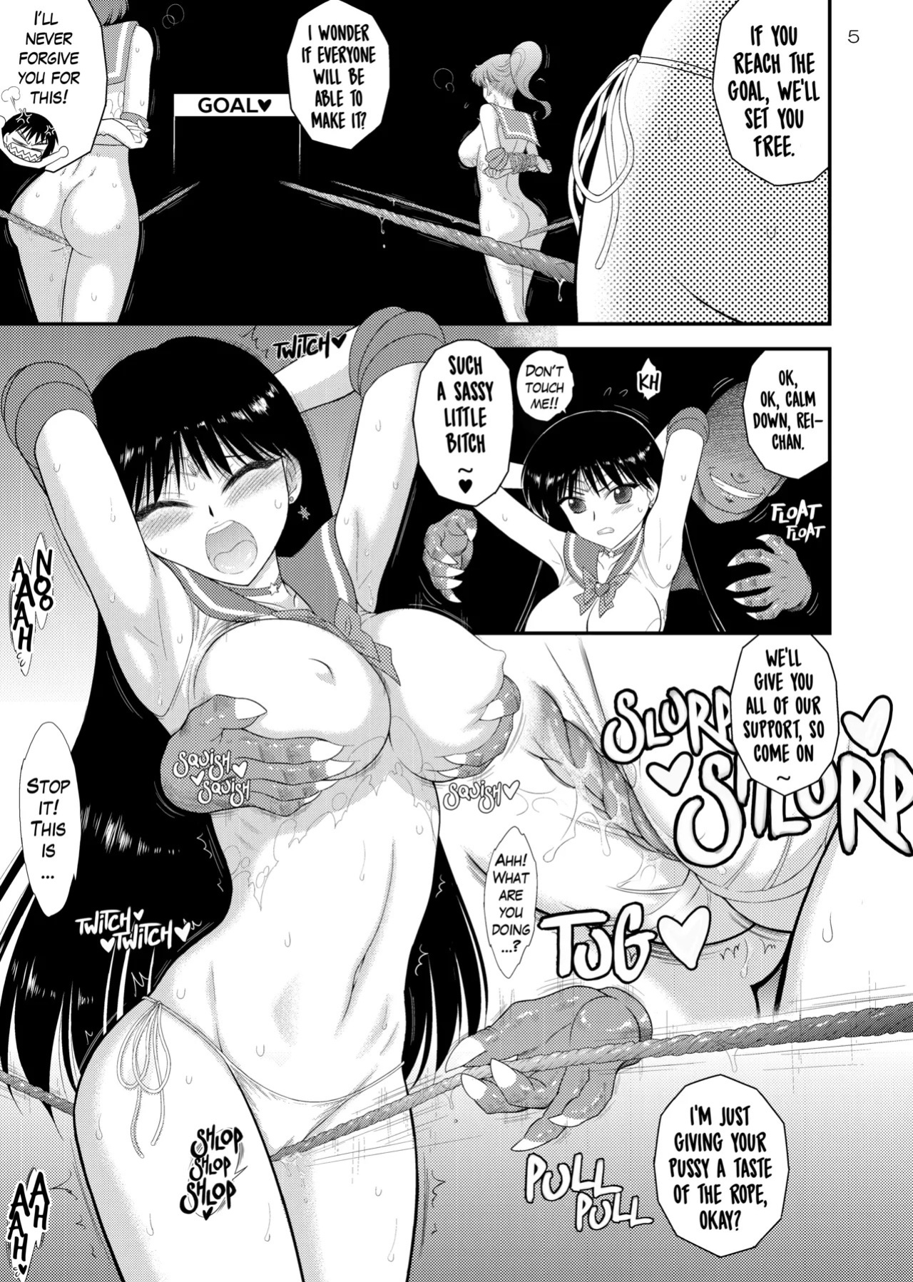 [BLACK DOG (Kuroinu Juu)] Bisoku Zenshin | Flirtatious rush race (Bishoujo Senshi Sailor Moon) [English] [Linie] [Decensored] [Digital]