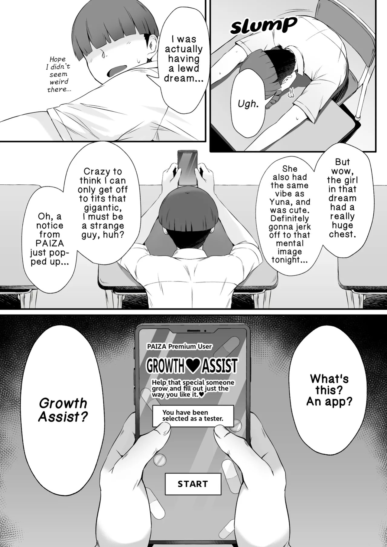 [Teruwo] Growth-Boosting App: The Story of Rapidly Transforming That Girl I Like into a Super-Lewd Babe♡ [English]