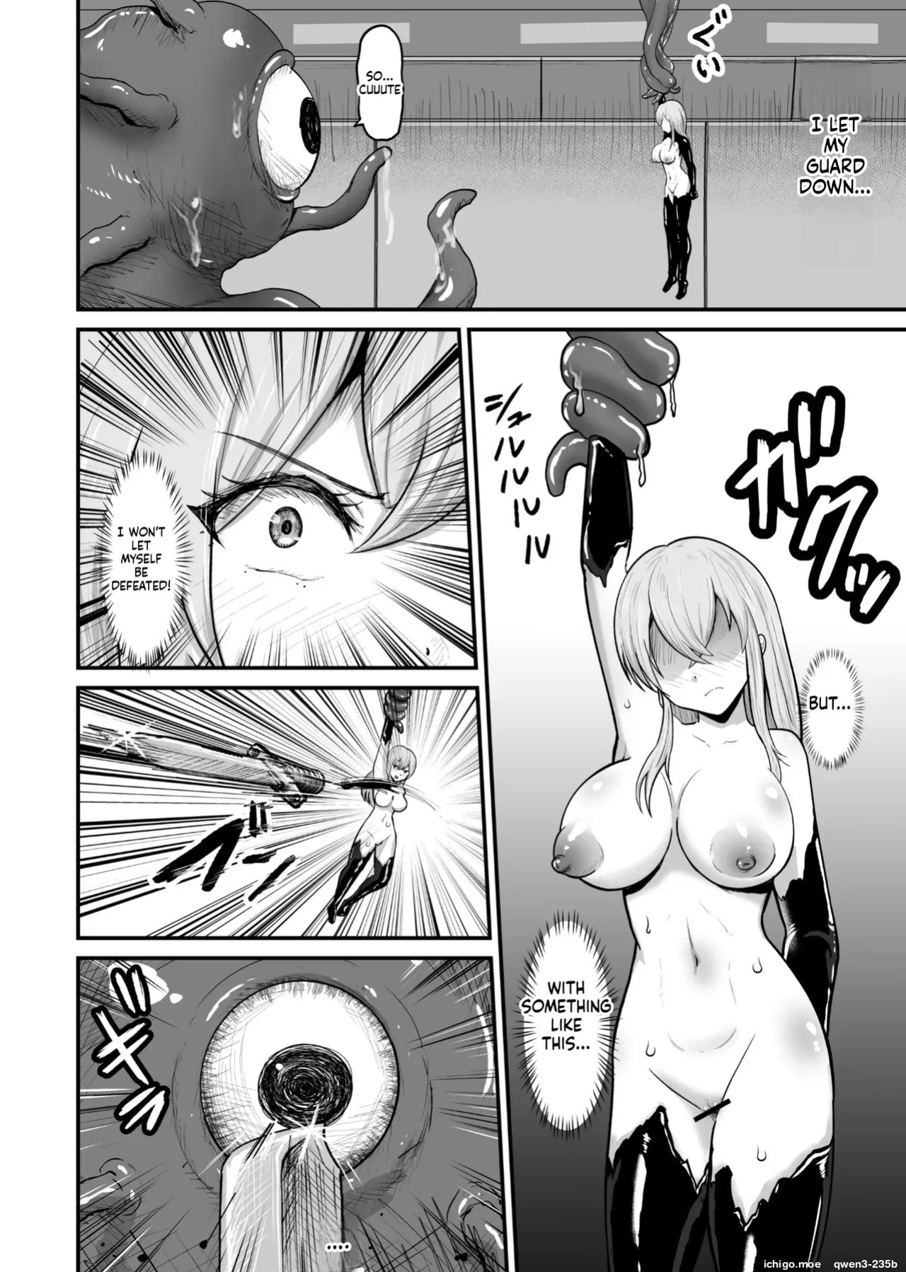 [mushoku muho] Wearing a sensory deprivation suit, she holds out expressionlessly at first, but after it gets destroyed she ends up making ahegao faces and cumming nonstop (pt 1-2) (SCANMTL)