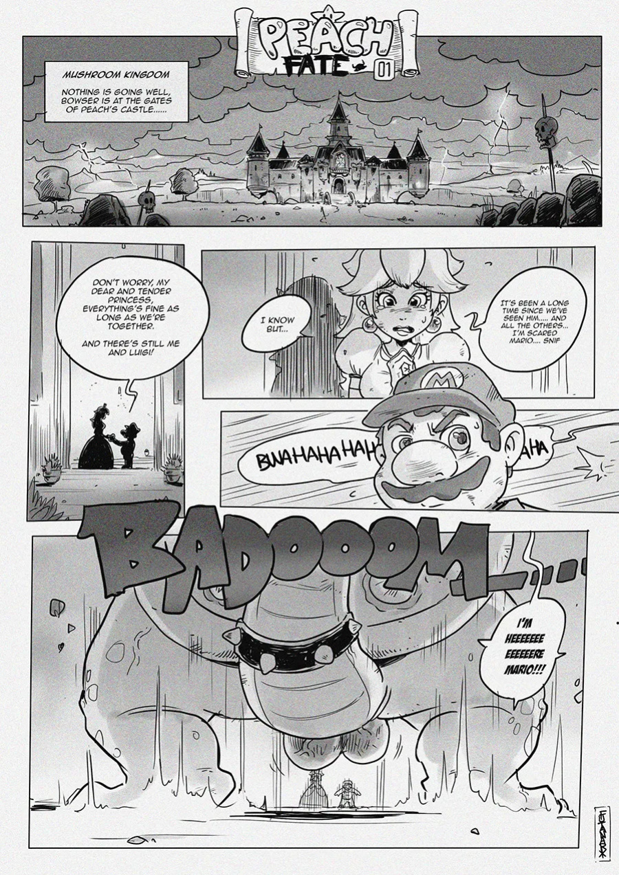 "PEACH FATE" (ongoing) page01 - 11 by Futanarix