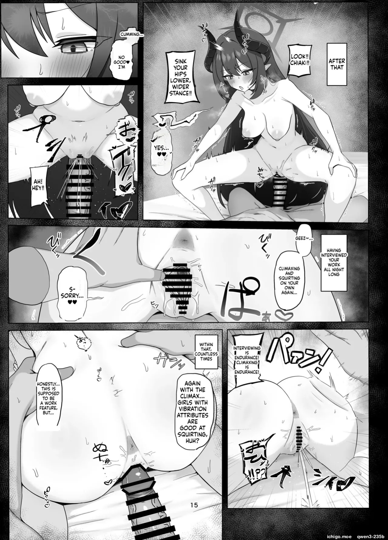 [Momoiro Intake (Hurure)] Tandeki no Netsu ni Hitomi Ubaware Koikogare | The Heat of Indulgence Captivated, Longing with Love (Blue Archive) [English] [SCANMTL] [Digital]