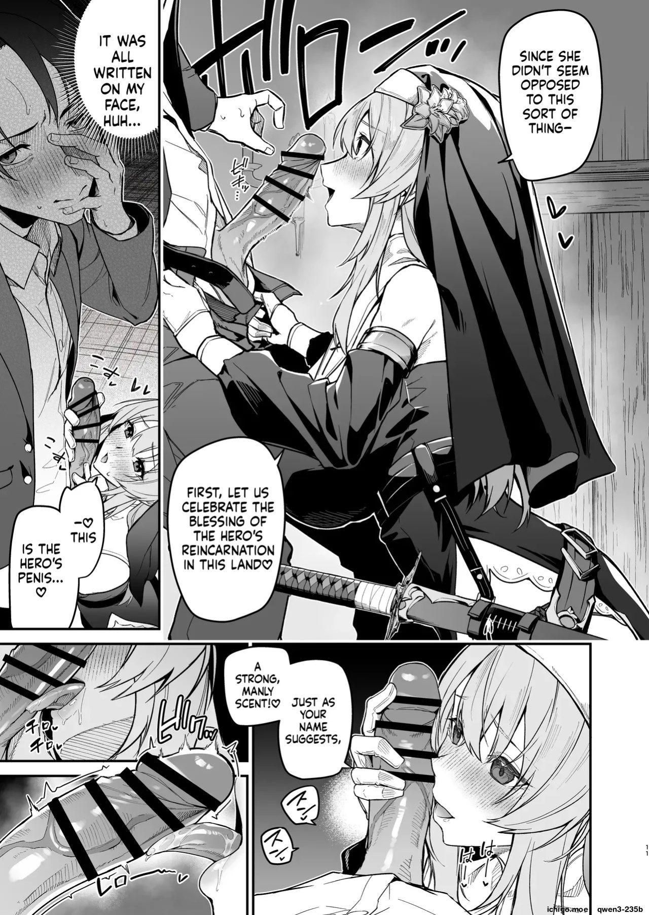 [Jun Tokutyu Kuromask (Hetaren)] Yuusha Level up de Sister kara Shukufuku o [English] [SCANMTL] [Digital]