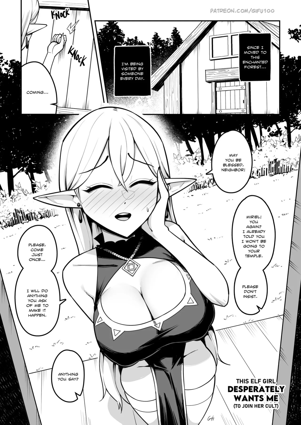 [Gifu100] THIS ELF GIRL DESPERATELY WANTS ME TO JOIN HER CULT 1 (english)