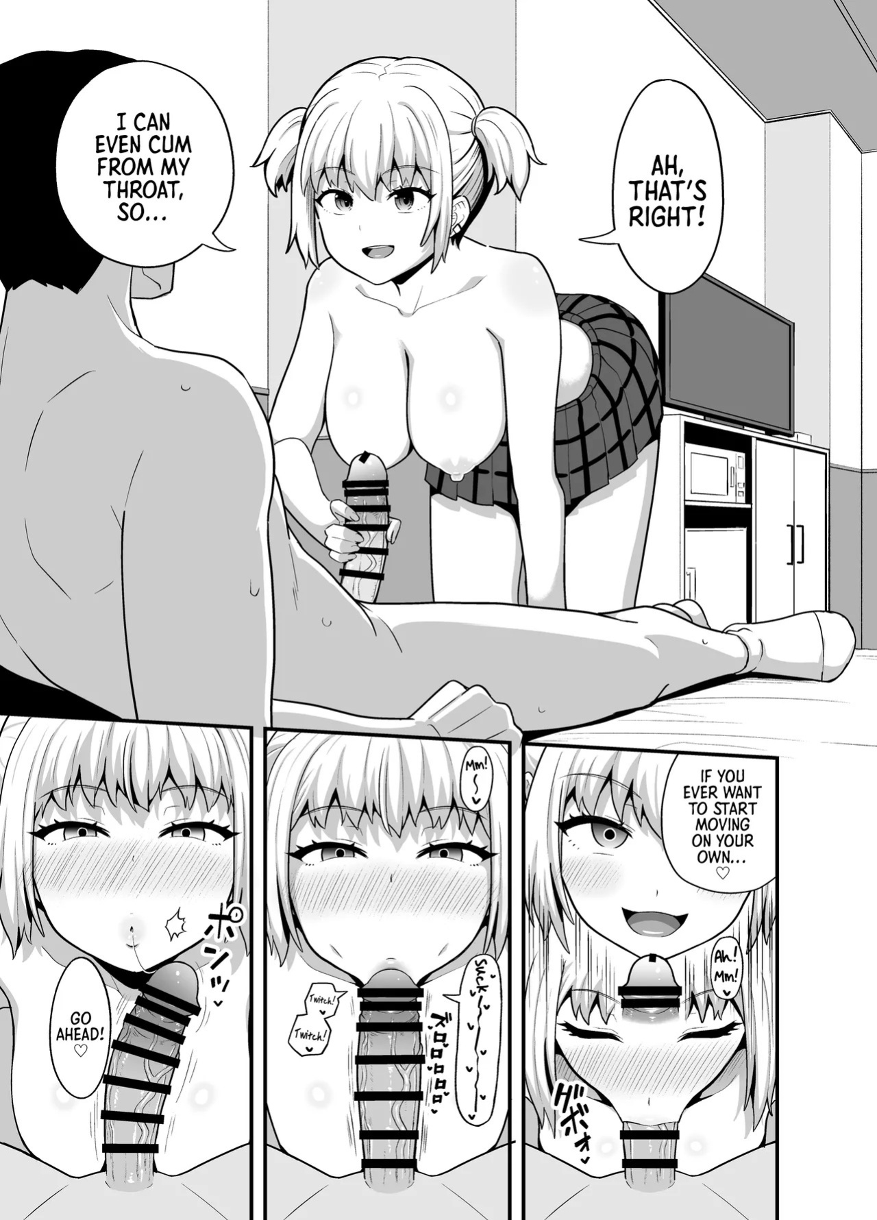 [Tonkotsu Fuumi (Poncocchan)] Kuchikoki Kyonyuu Gal | Dick-Sucking Gyaru with Big Tits [English] [Morally Bankrupt Wizard Translations]