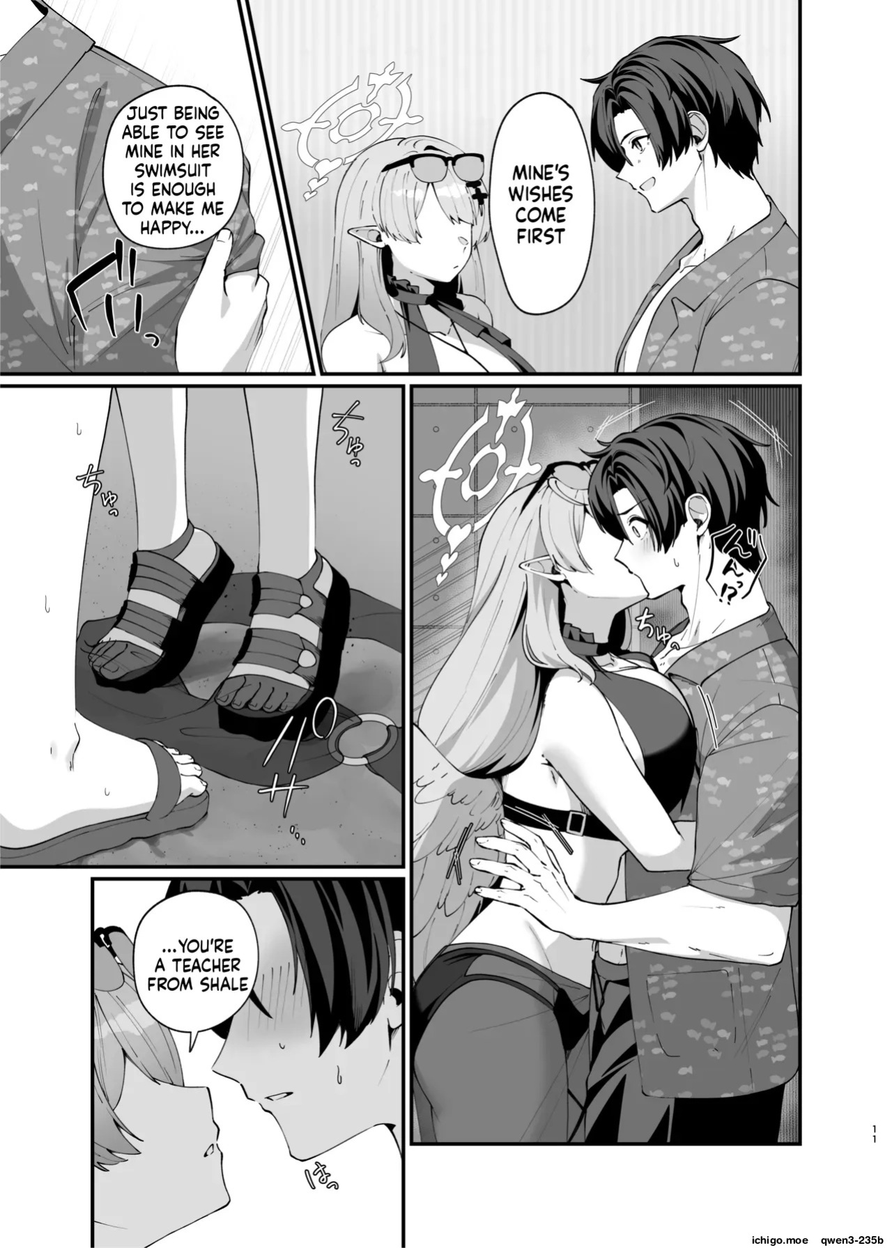 [Mendako Suizokukan (Oruka)] Magic Hour ni Ochiru Kage - Shadows Falling During the Magic Hour (Blue Archive) [English] [SCANMTL] [Digital]