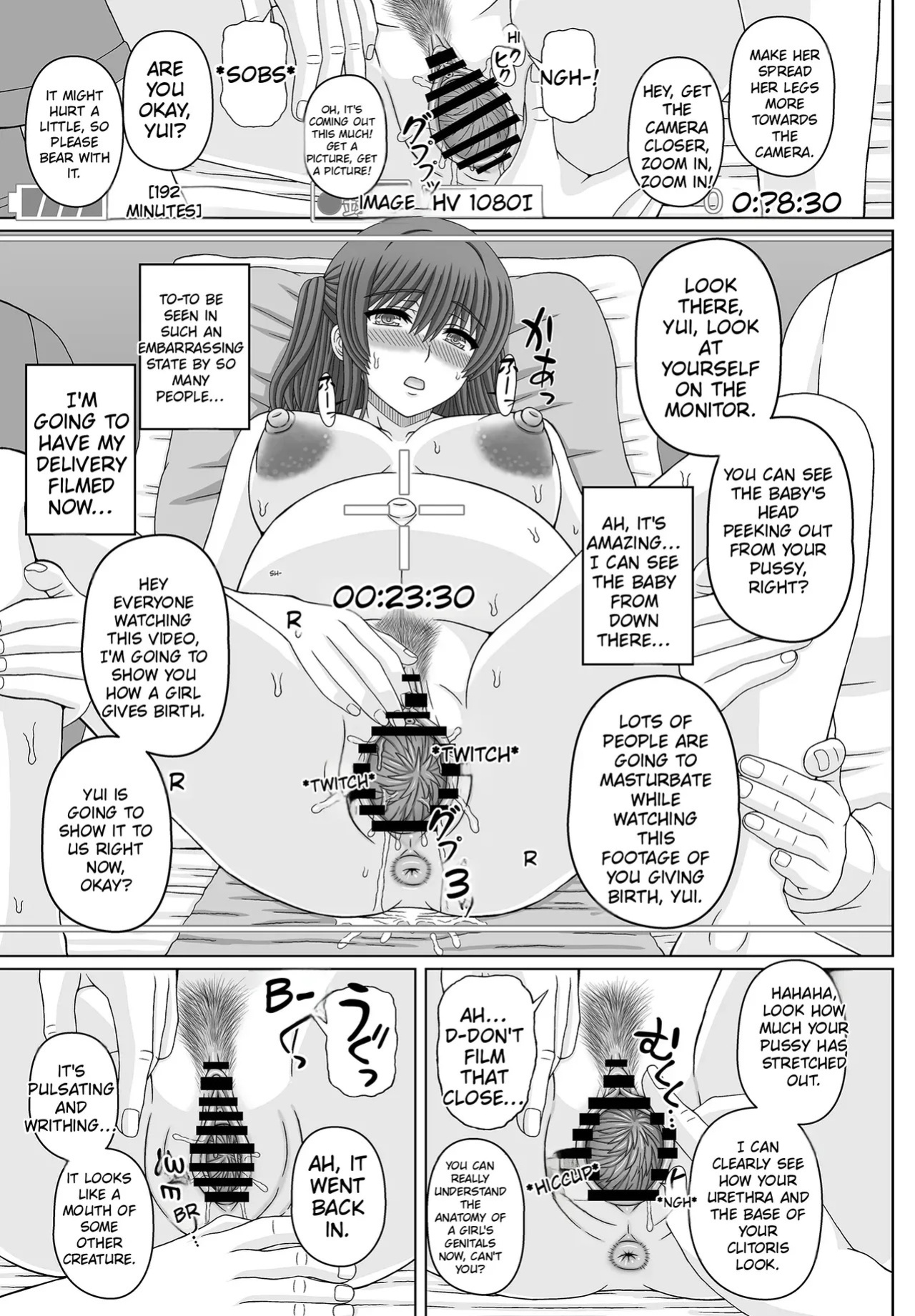 [Shiawase Kyouwakoku (Shiawase no Katachi)] Iinchou wa Class no Ninshin Pet 4 + Oro Yui Hen (AI-Translated)
