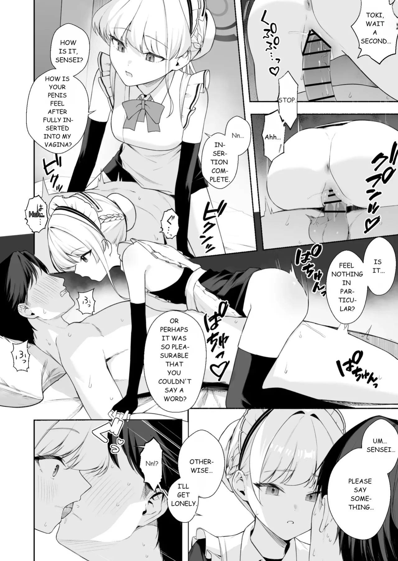 [rikoping2000] Toki To Ecchi | Sex with Toki (Blue Archive) [English]