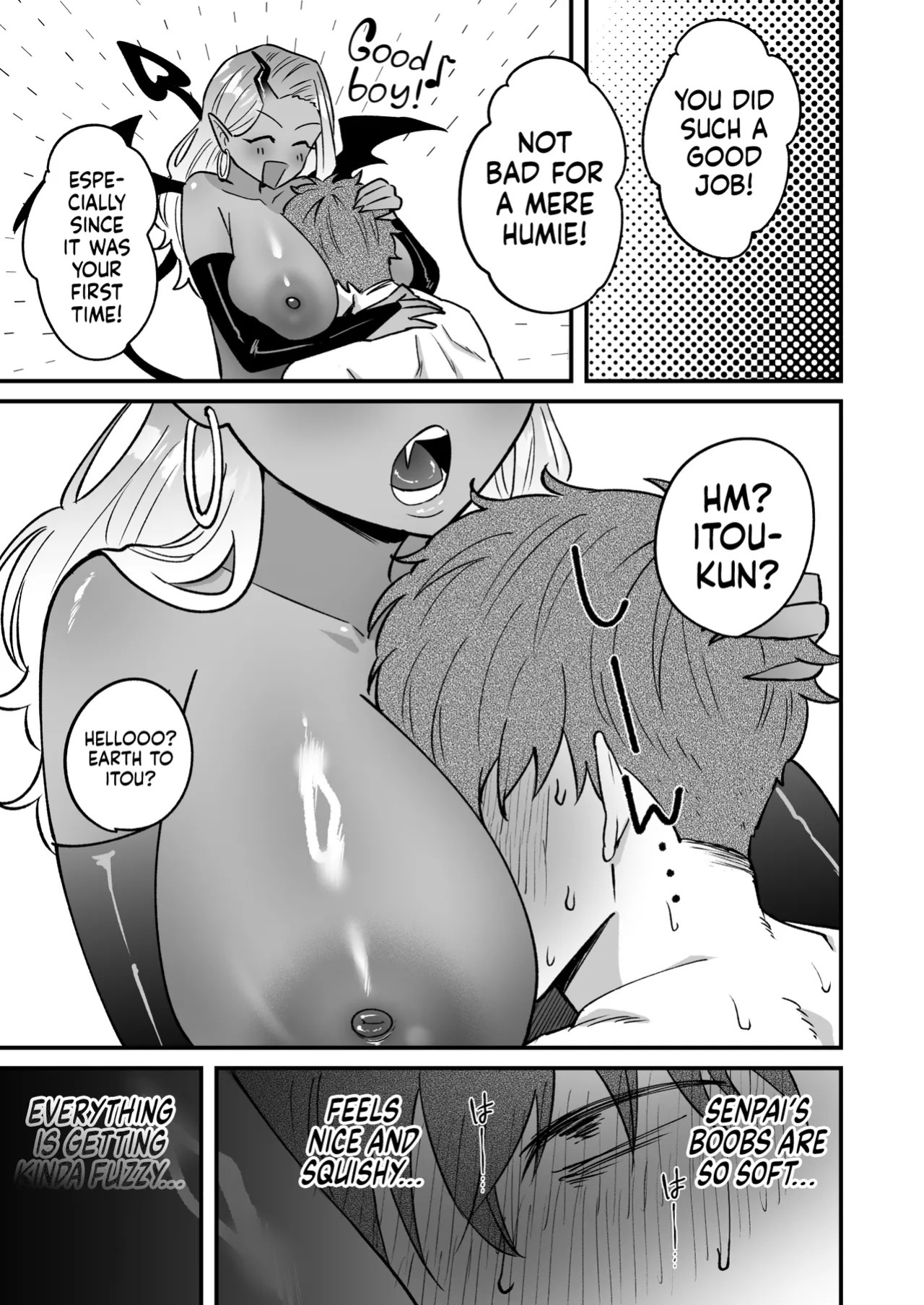 [Momofes (Oki Nagomi)] Shokuba no Gal ga Dosukebe Succubus Dattan dakedo?! ー The Office Gyaru Was A Slutty Succubus This Whole Time?! [English] [head empty] [Digital]
