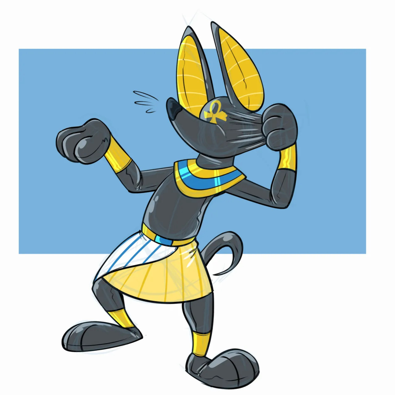 Royal Poodle(Stripes) High Resolution Art