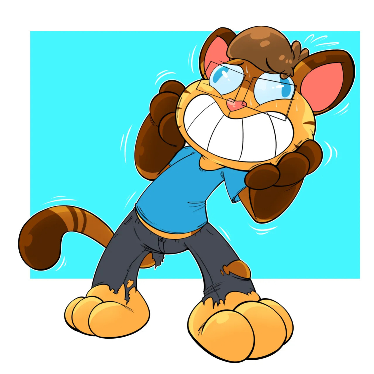 Royal Poodle(Stripes) High Resolution Art