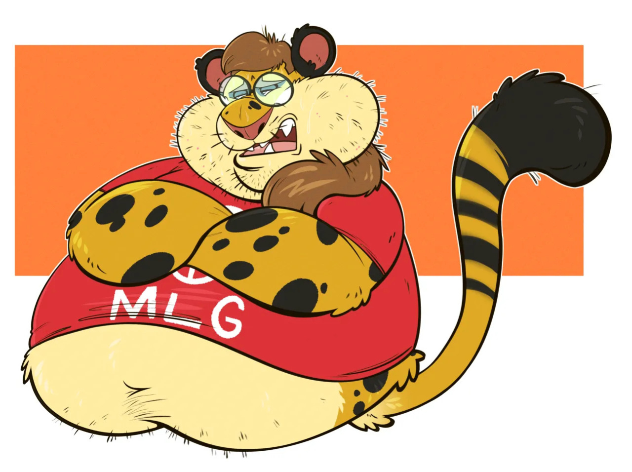 Royal Poodle(Stripes) High Resolution Art