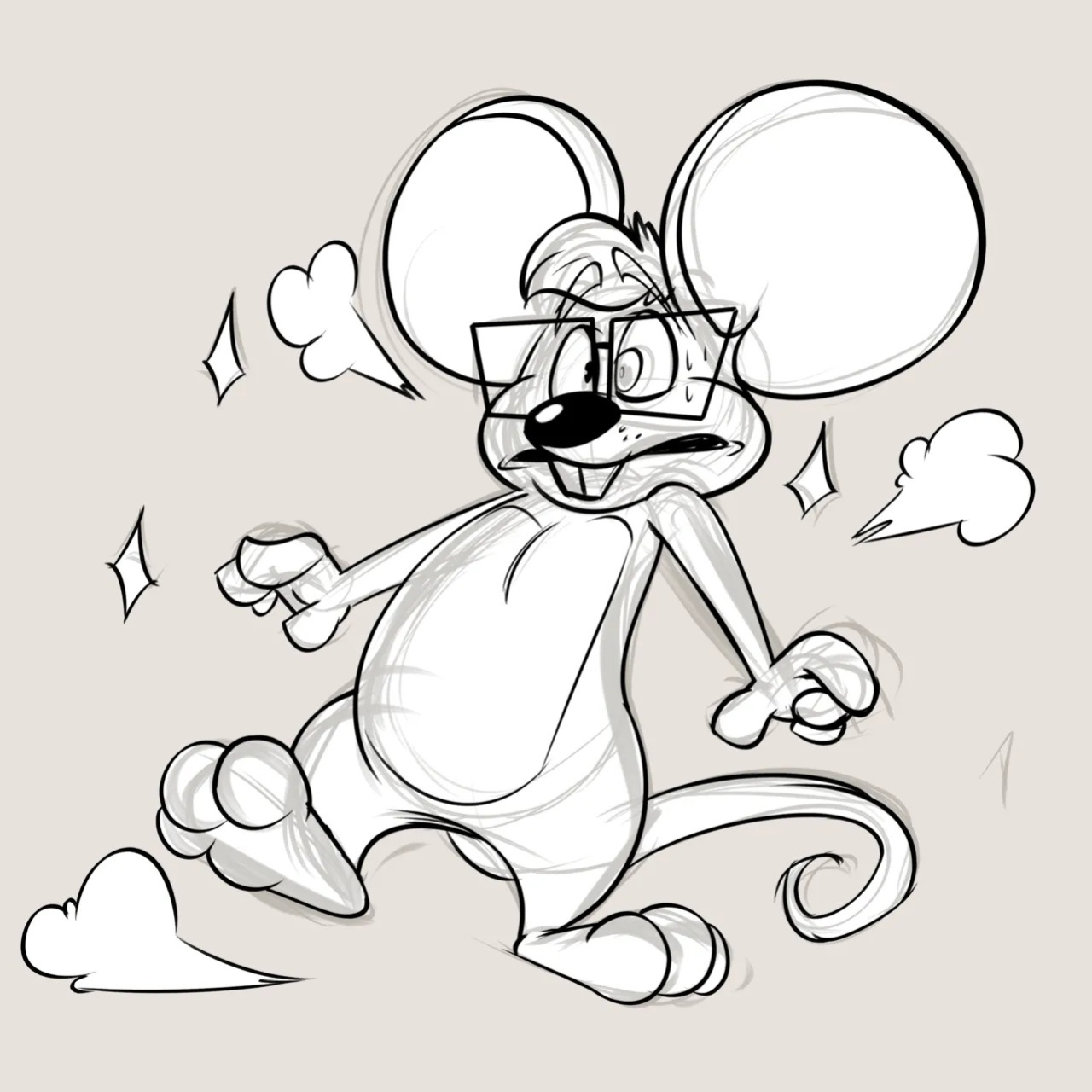 Royal Poodle(Stripes) High Resolution Art
