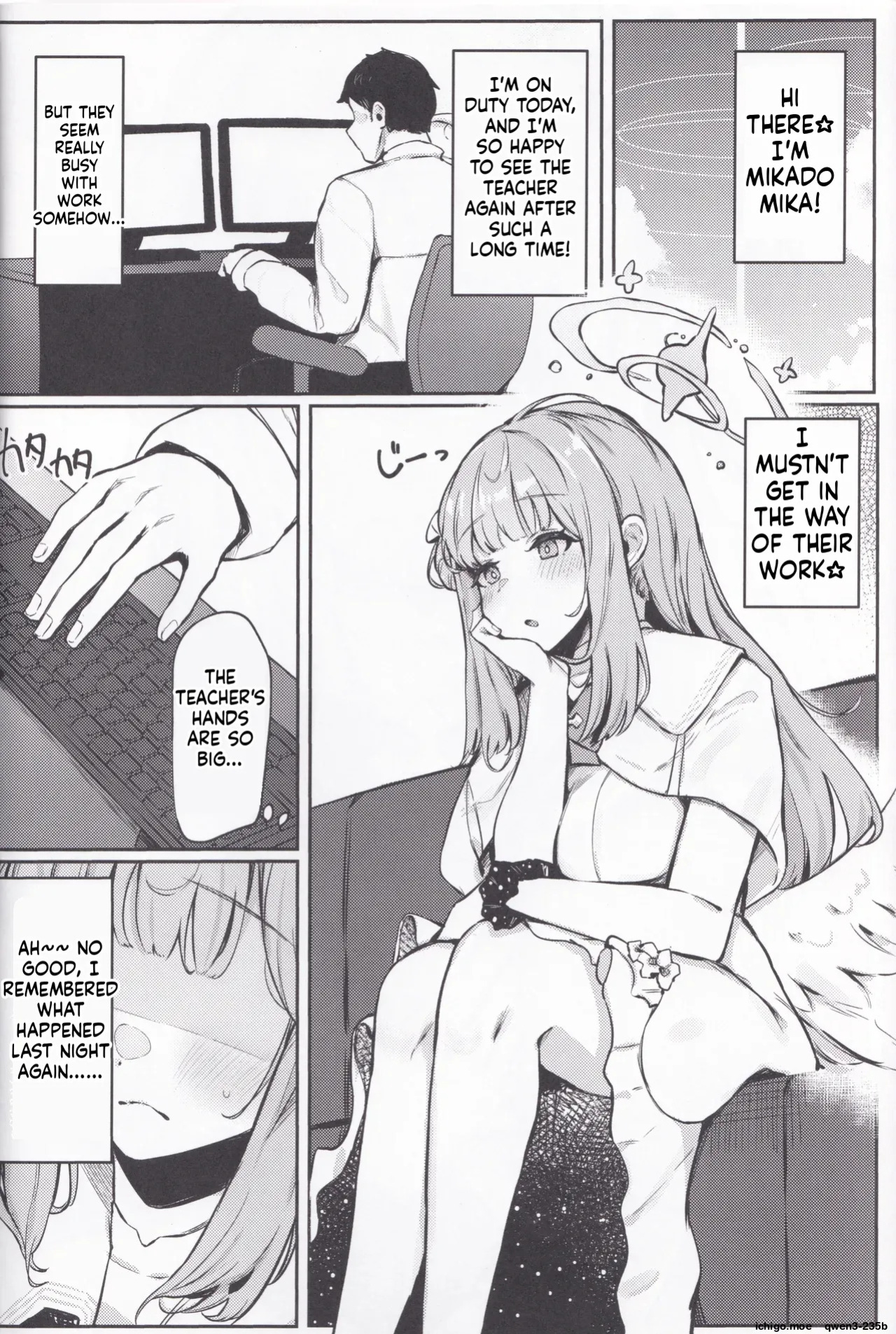 (C103) [Itonouri (hemachi)] Misono Mika wa Gaman ga Dekinai. (Blue Archive) [English] [SCANMTL]