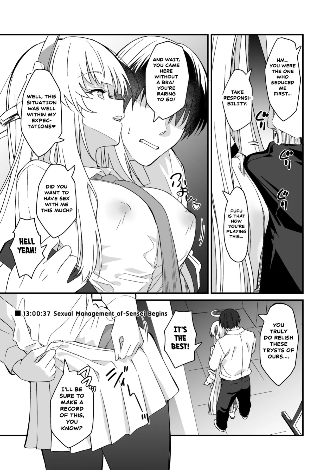 [AERODOG (inu)] Yuuka-chan ni Icchaimasu yo? | I Will Tell Yuuka-chan, Okay? (Blue Archive) [English] [Necrofantasia Scans] [Digital]