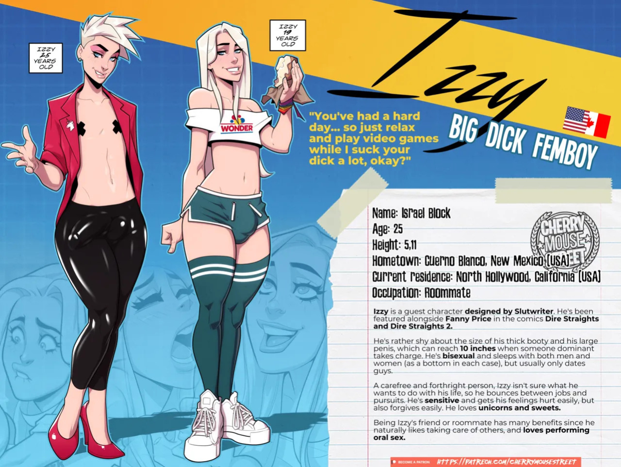 [various] Fanny Price & Israel "Izzy" Block (OCs by Cherry Mouse Street & Slutwr1ter)