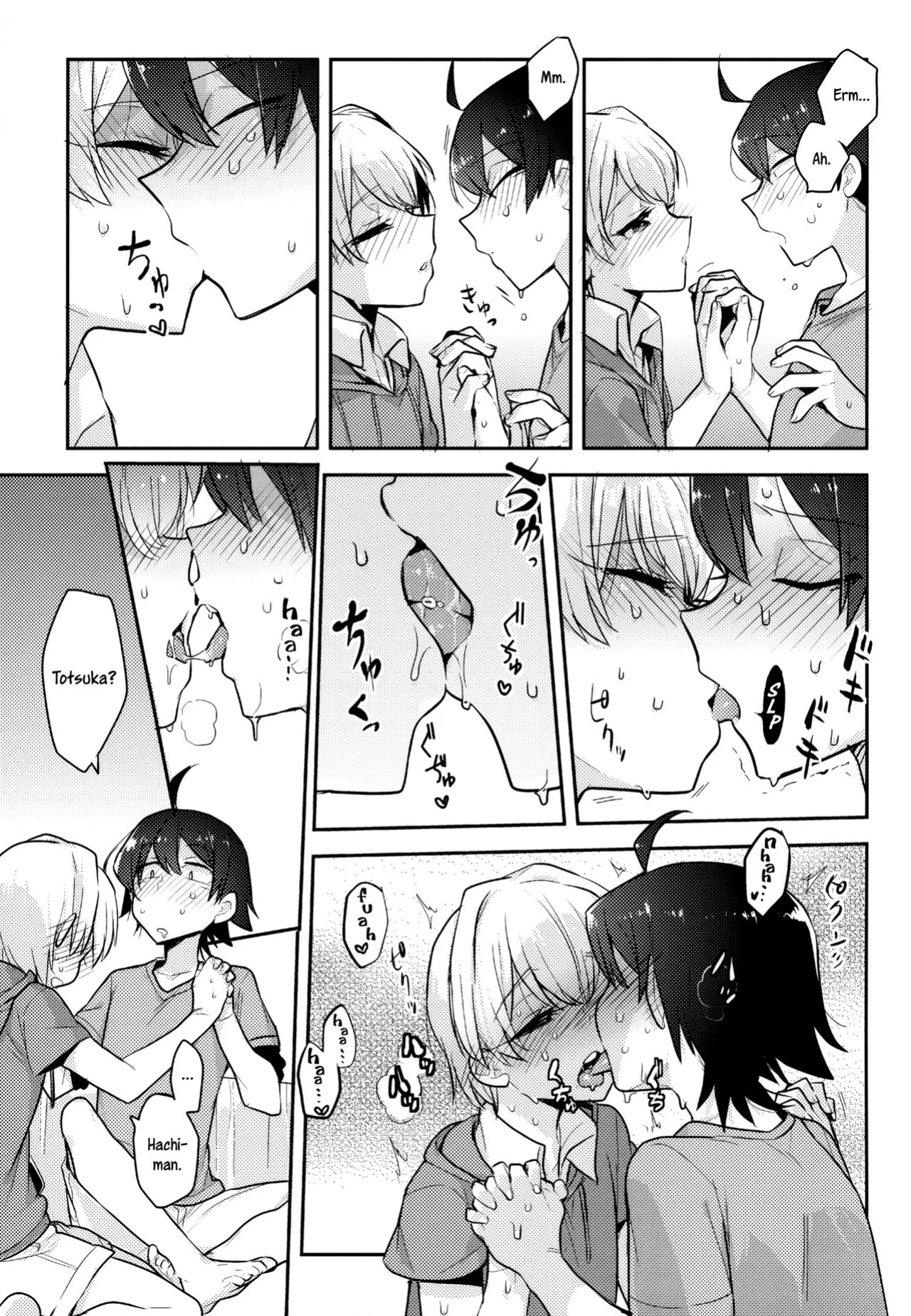 Cute angel totsuka turns hachiman into his bitch with his elephant cock (personal edit)