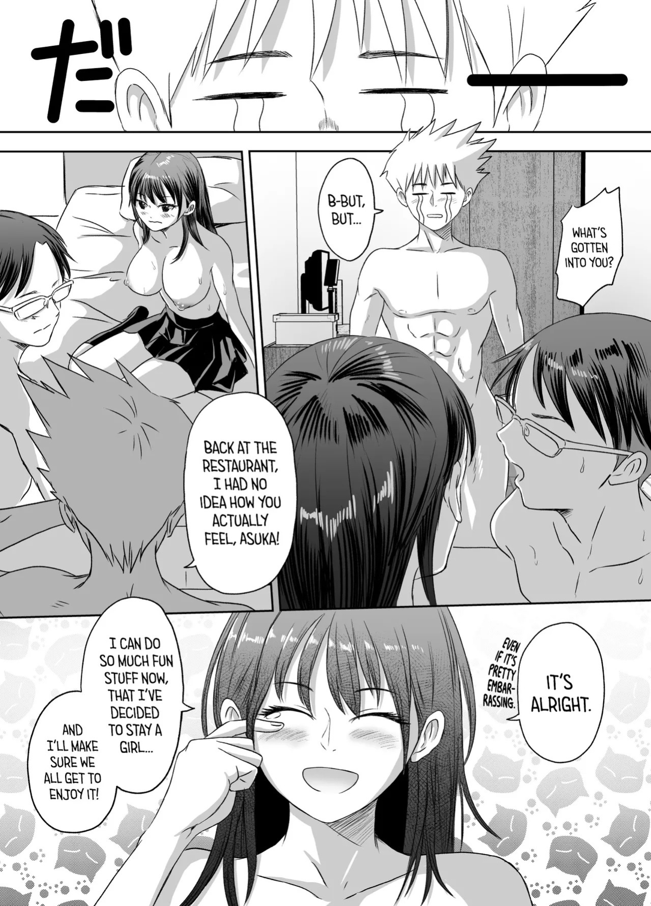 [Meganeko] Shuugakuryokou Mae ni Joshikousei ni Natta Hanashi | How We Became Girls Before Our School Trip After Days [English] [GTF]