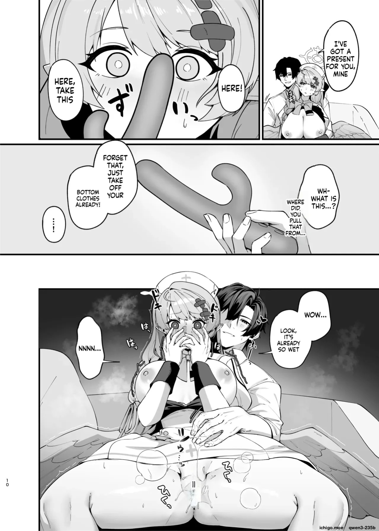 [Mendako Suizokukan (Oruka)] Mine Danchou to Icha Love Shitai!! (Blue Archive) [English] [SCANMTL] [Digital]
