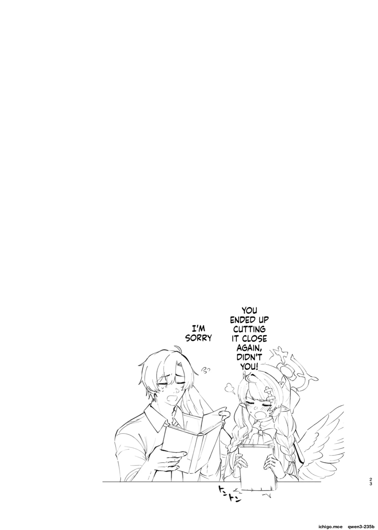 [Mendako Suizokukan (Oruka)] Mine Danchou to Icha Love Shitai!! (Blue Archive) [English] [SCANMTL] [Digital]