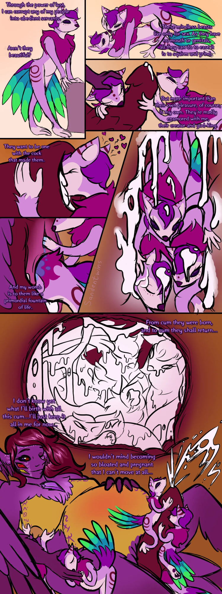 [Sandentwins] In the Harem of the Mounted God-King