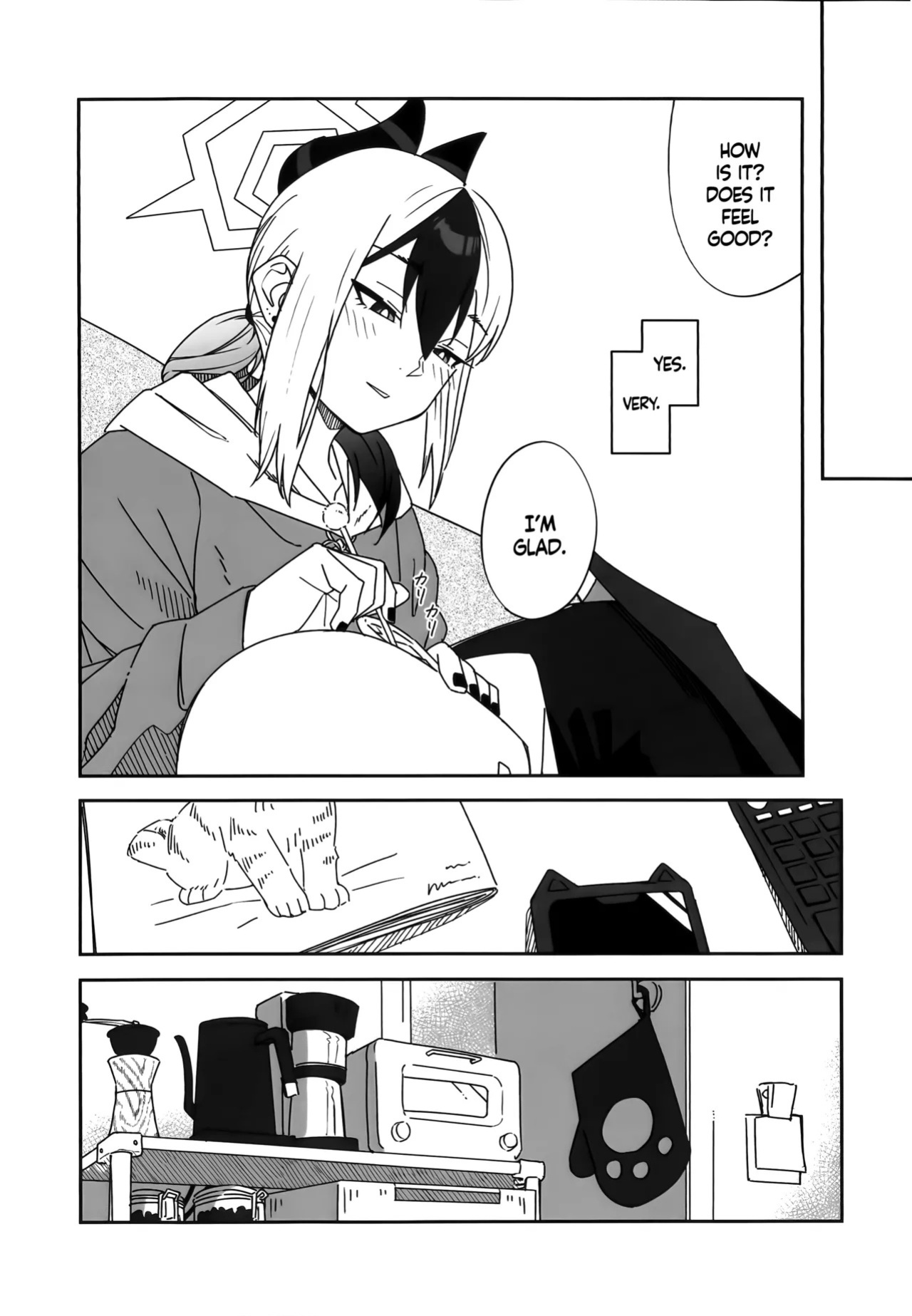 [Mara Nekonabe (Uniyukke)] Ame no Hi, Kayoko to - A rainy day Beside her (Blue Archive) [English] [DAJI's TLs]