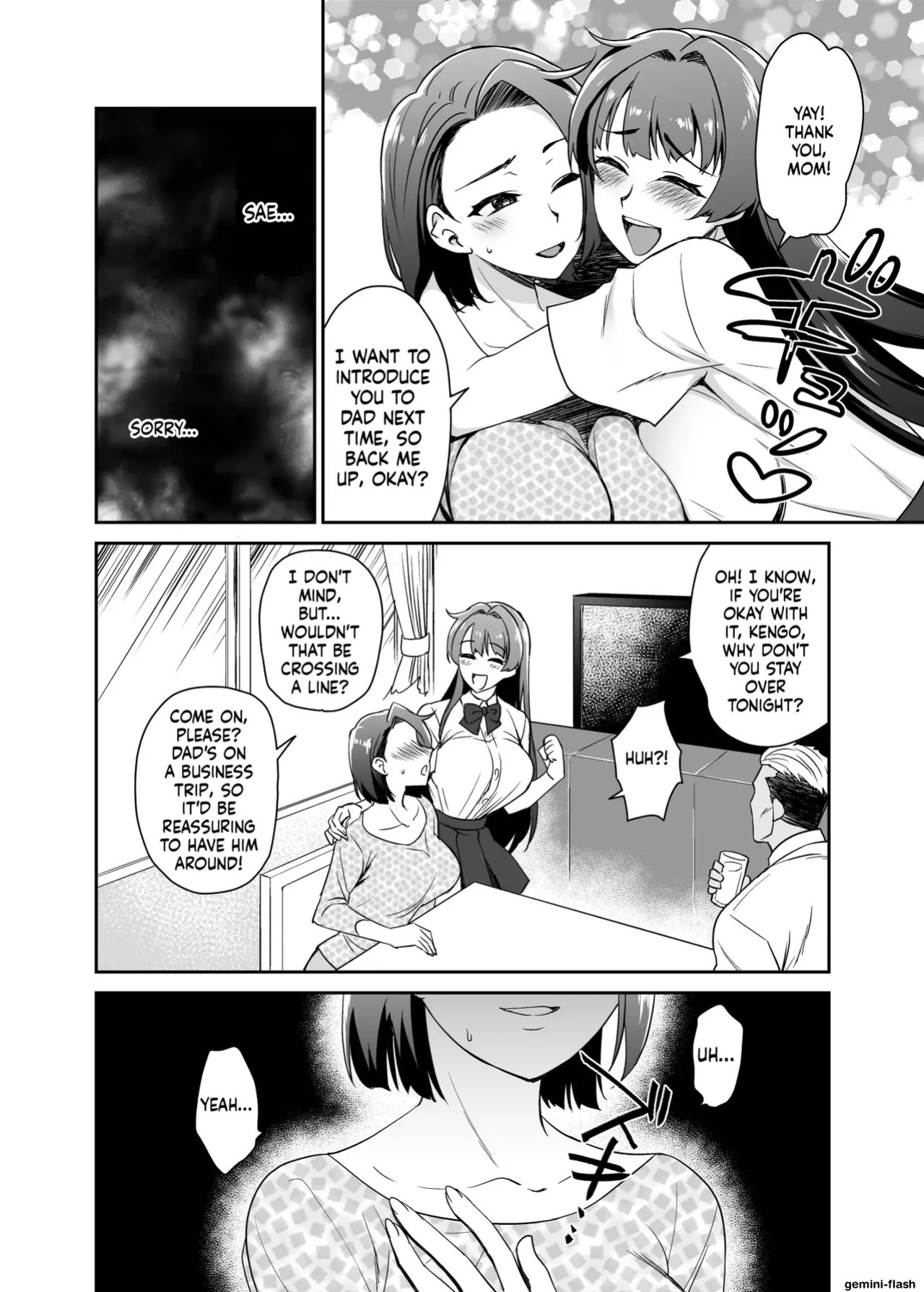 [Kitsune (Tachikawa Negoro)] Deeply Entangled with My Daughter’s Boyfriend | Musume no Kareshi to Zubu Zubu [MTL]