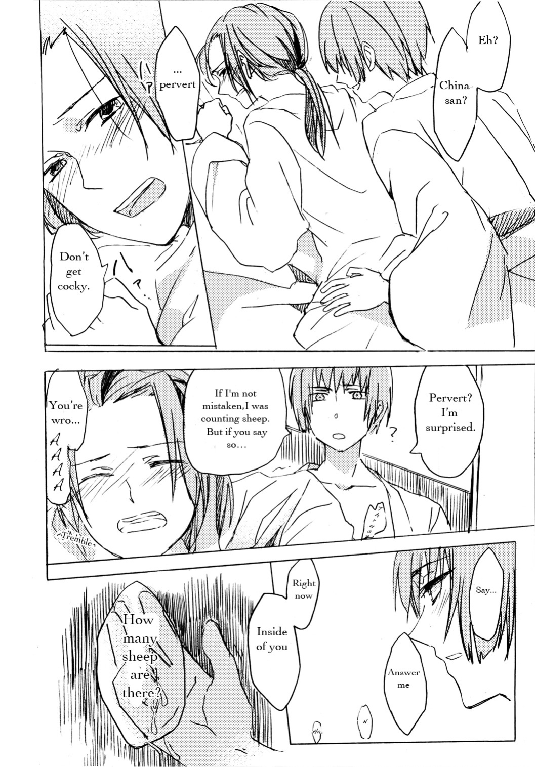 (mukaikaze ninja) Sleeping Together (Axis Power Hetalia) [English]