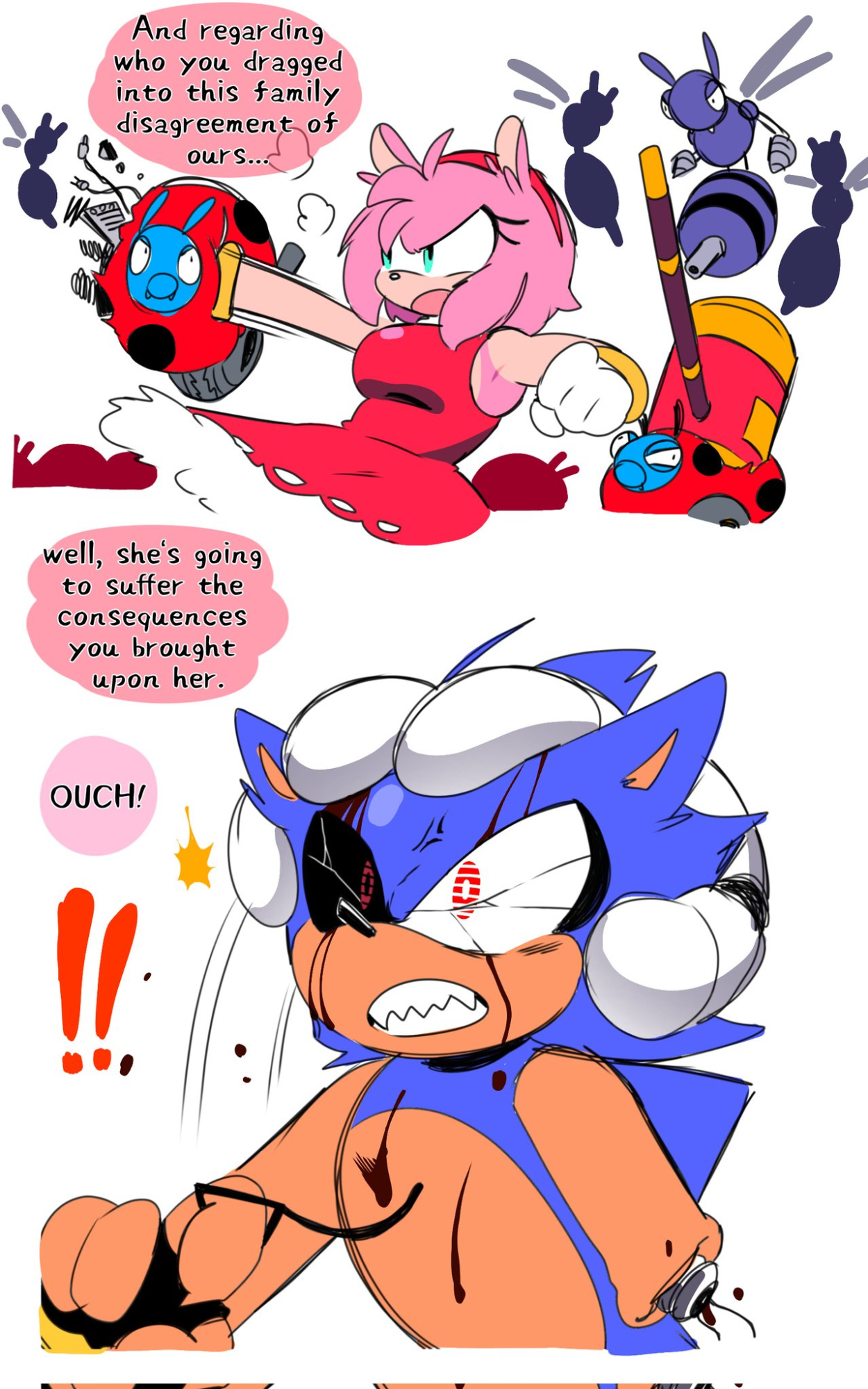 [QuaverDraws (QuaverNSFW)] Metamy (Metal Sonic x Amy Rose)