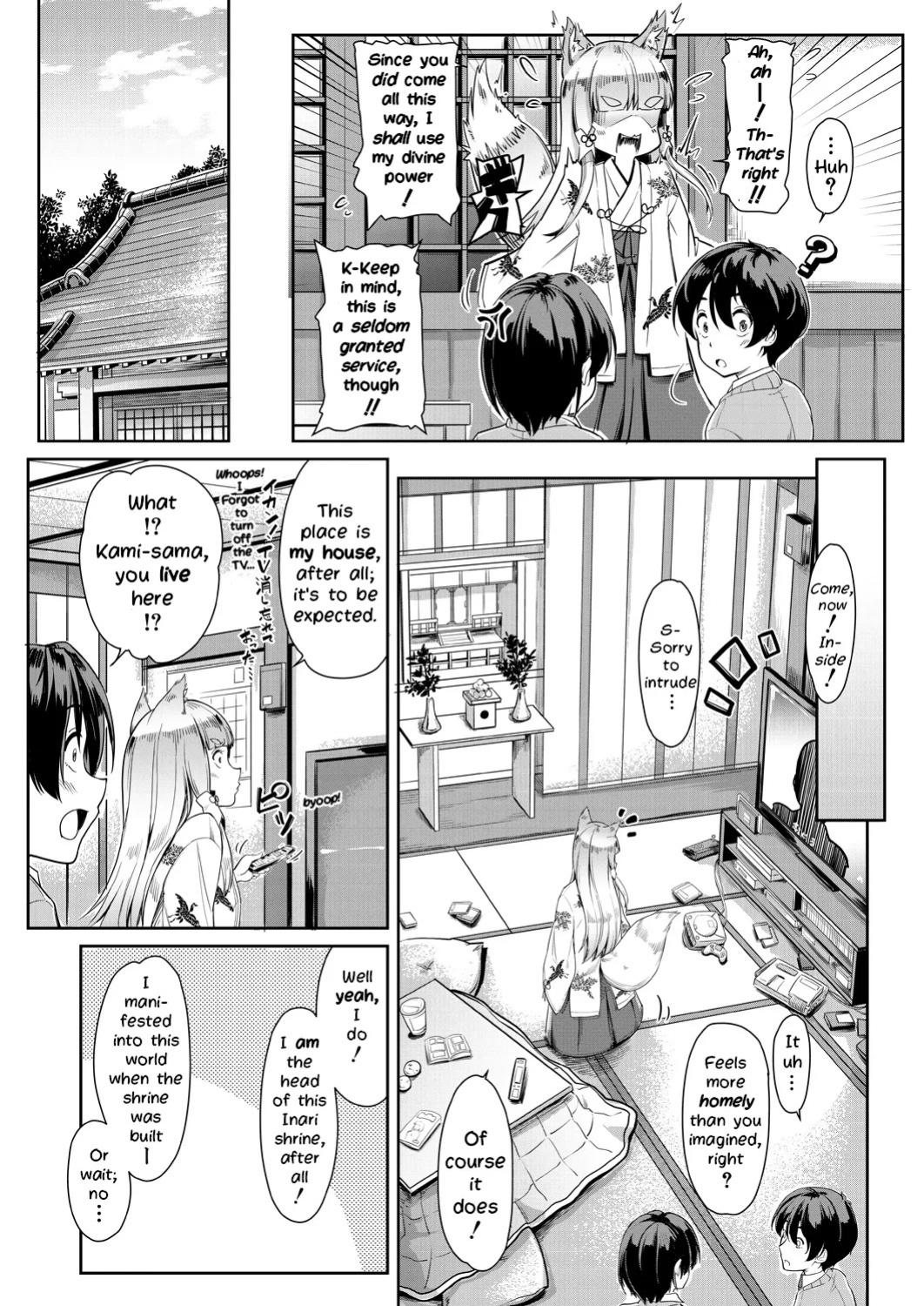 [Misaki Tokinobu] Oinari-sama ni 3P (COMIC Mugen Tensei 2021-06) [English] [Loe Quality Translations] [Digital]