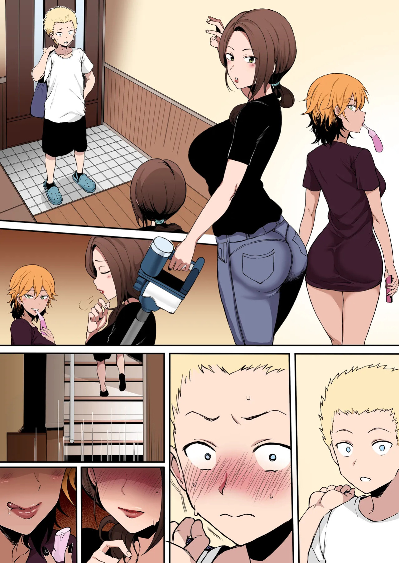 [Terasu MC] Kokujin no Tenkousei NTR ru Chapters 1-6 part 1 Plus Bonus chapter: Stolen Mother’s Breasts [English] [Full color]