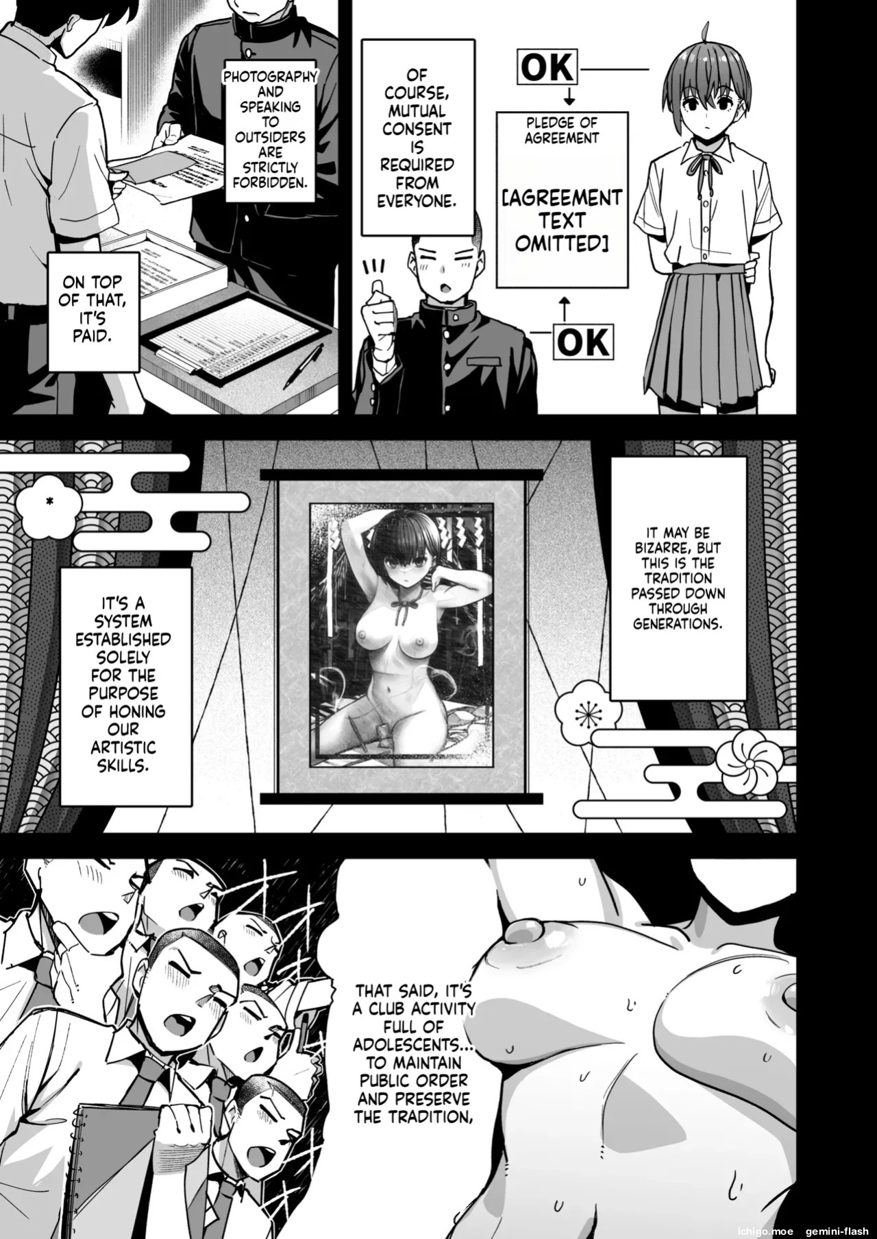 [Kurumaya Koudou] Inshuu Bijutsubu -Kouhai Nude Model to Okiteyaburi no Sex ga Shitai- - THE CULTIC ART CLUB I would like to break the rules and fool around with my junior nude model | Indecent Art Club: I would like to break the rules and fool around wit
