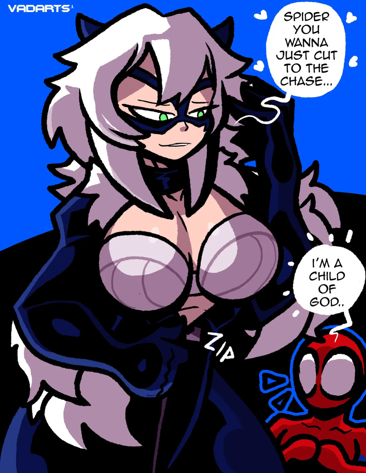 [VADARTS] Spidey and the Cat (Spider-Man)