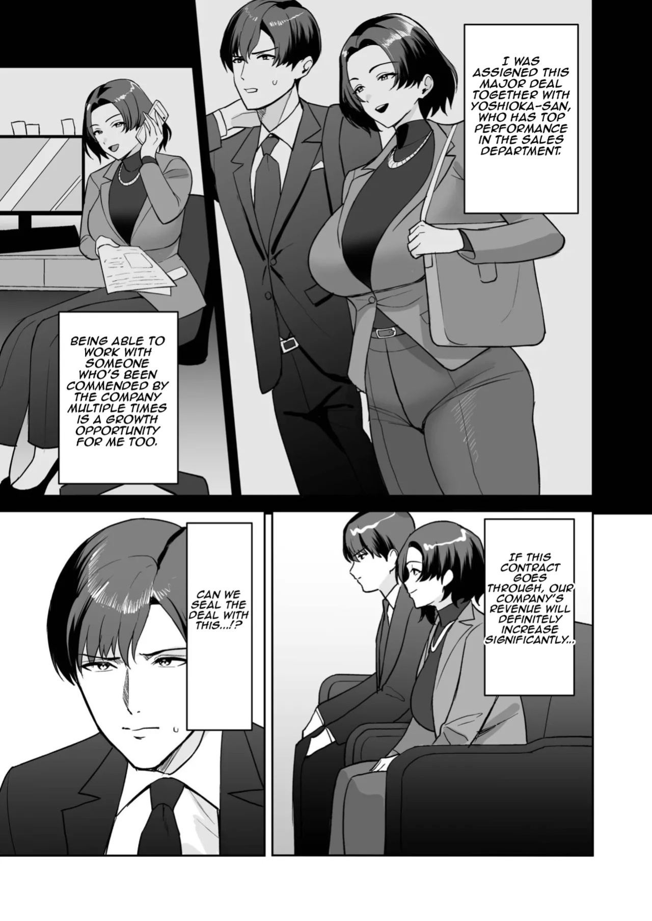 [C-kyuu] Gohoubi wa Karada de. ~Ero-sugi Fukuri Kousei wa Seishori-ka no Oshigoto~ (4) | The Reward is the Body ~The Overly Lewd Employee Benefits of the Service Department~ (4) [English] [Aishi21]