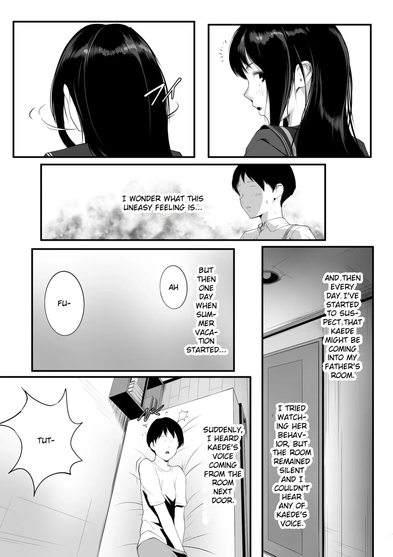 [ROMOMATA] Kyonyuu no Osananajimi Gal ga Boku no Oyaji to Neteita Hanashi