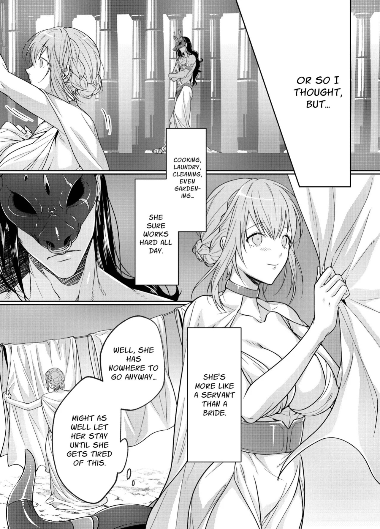 [DARKMOON (KINOKO Mochi)] Kemono Kami-sama to Ikenie no Hanayome | The Beast God and His Sacrificial Bride [English] [nasmas]