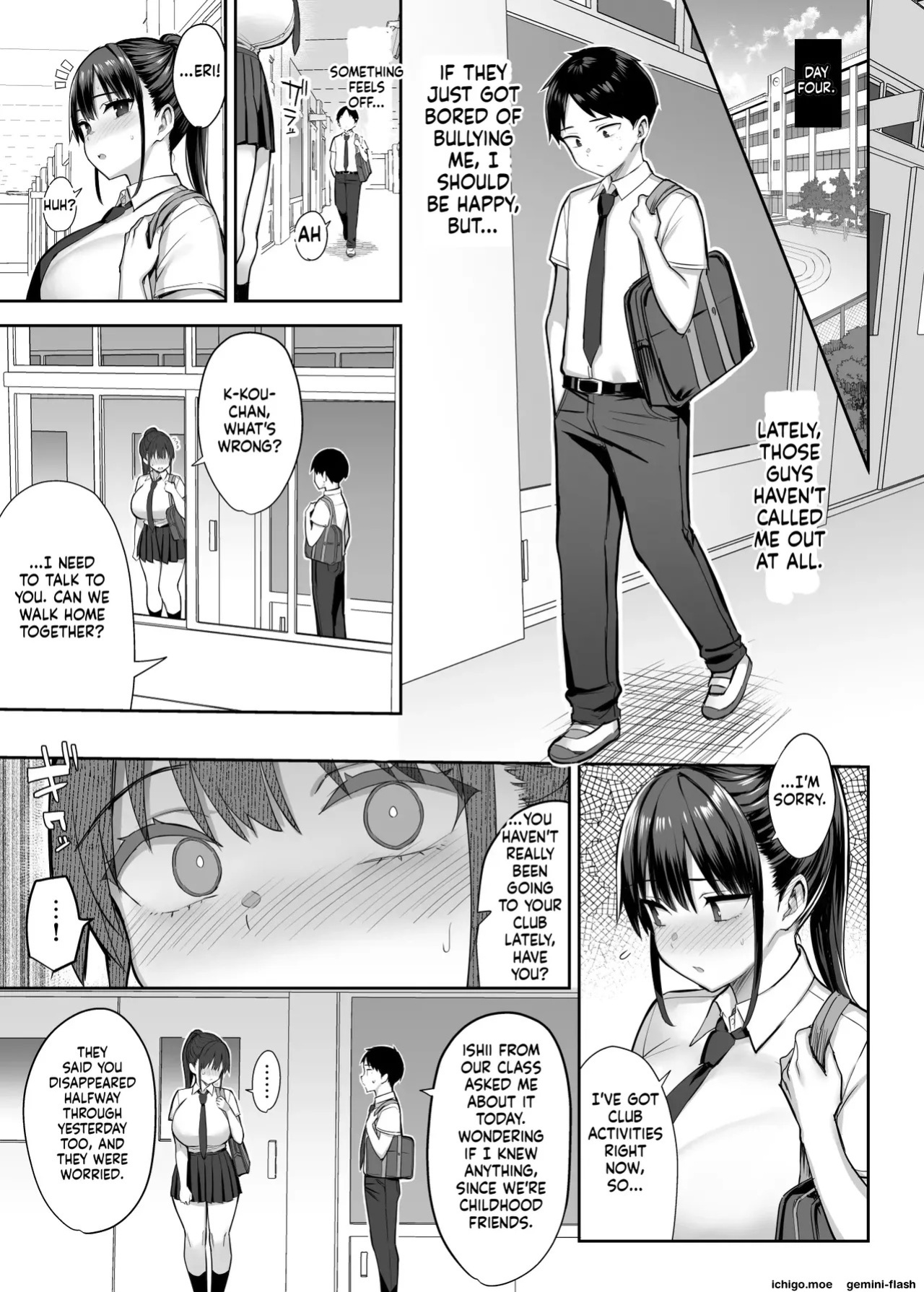 [Ichibocchi (Ichinomiya Yuu)] Compilation: The Seven Days When My Childhood Friend Whom I’d Always Loved Was Toyed With by Delinquents [MTL]
