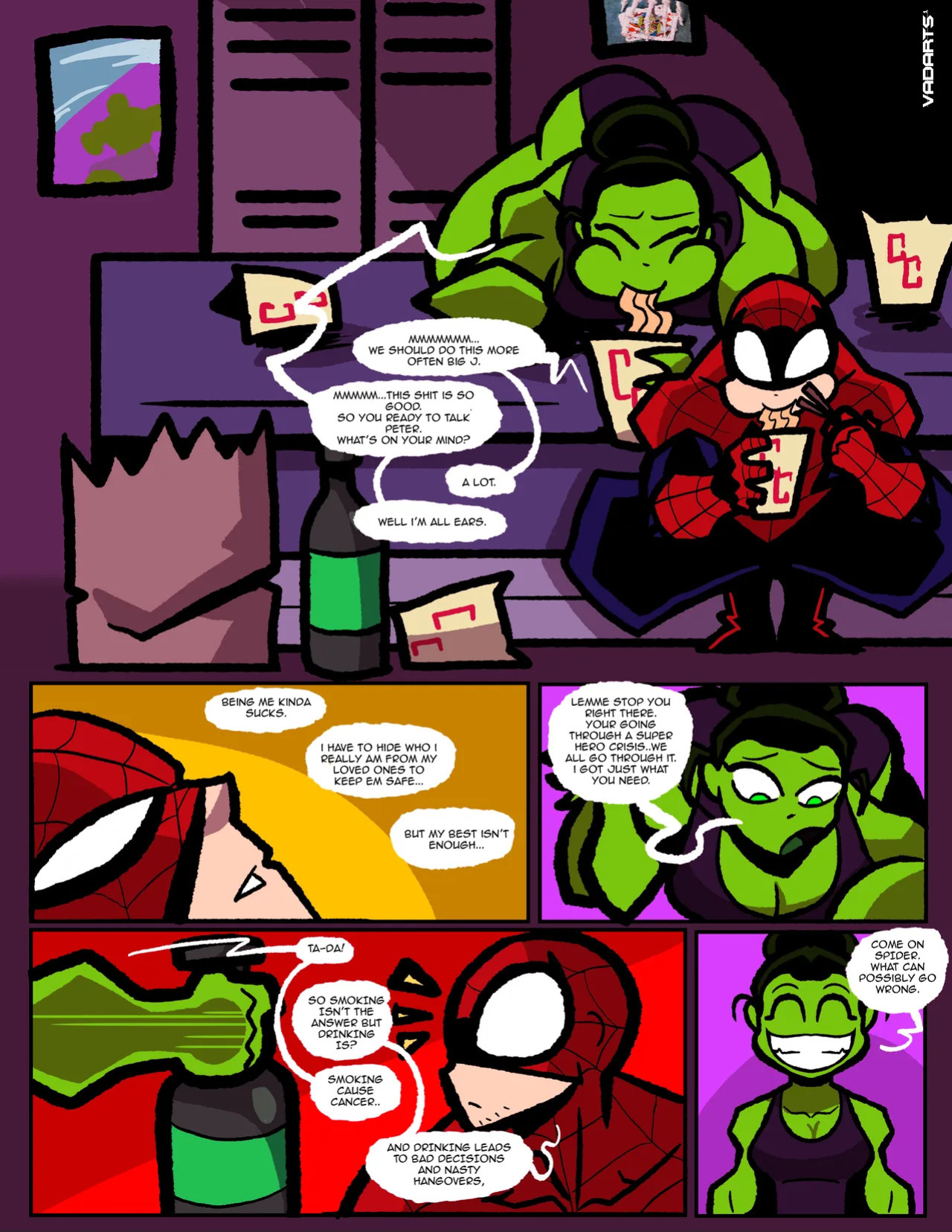 [[VADARTS] She-Hulk & Spidey X-Mas