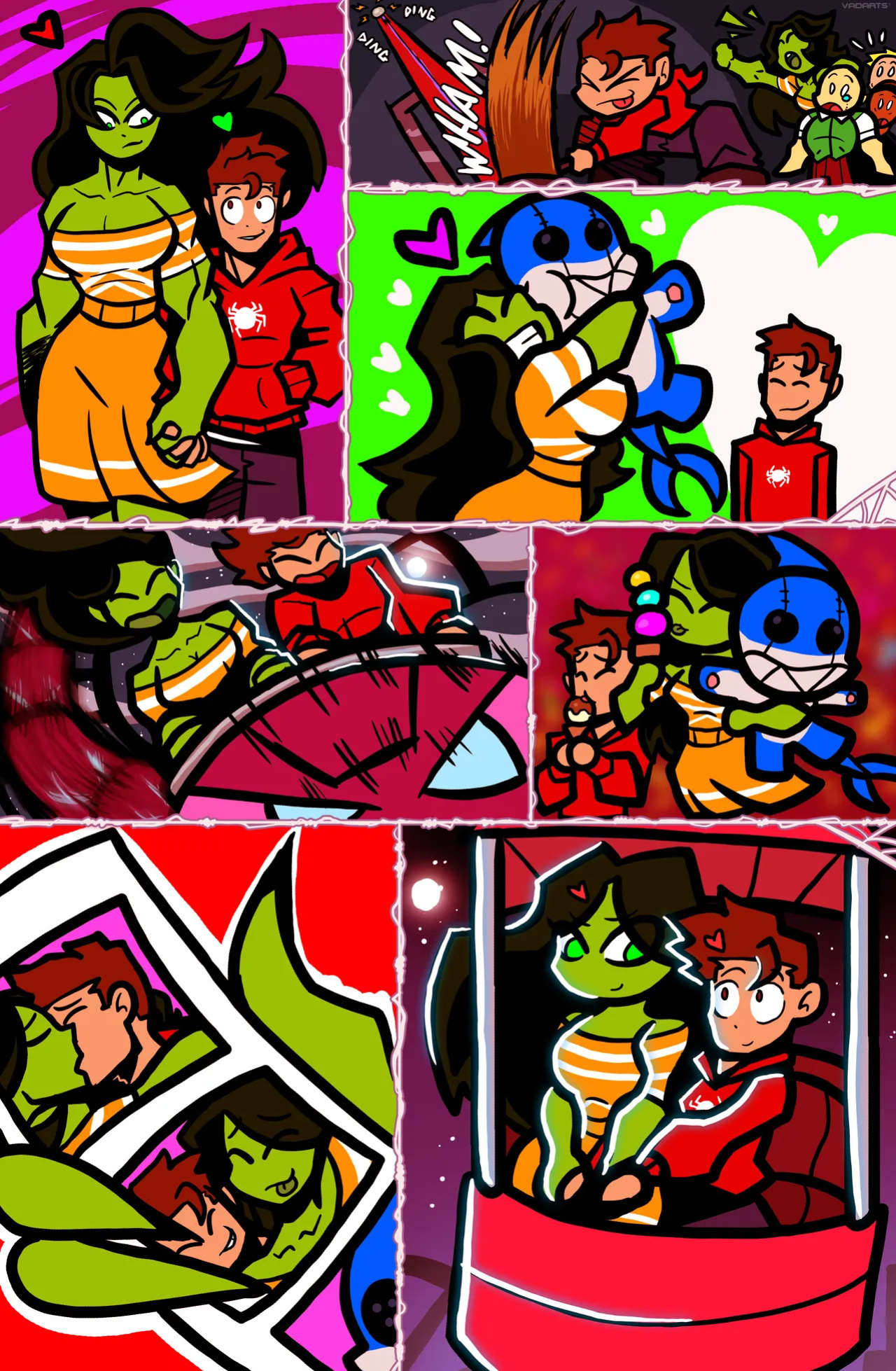 [[VADARTS] She-Hulk & Spidey X-Mas