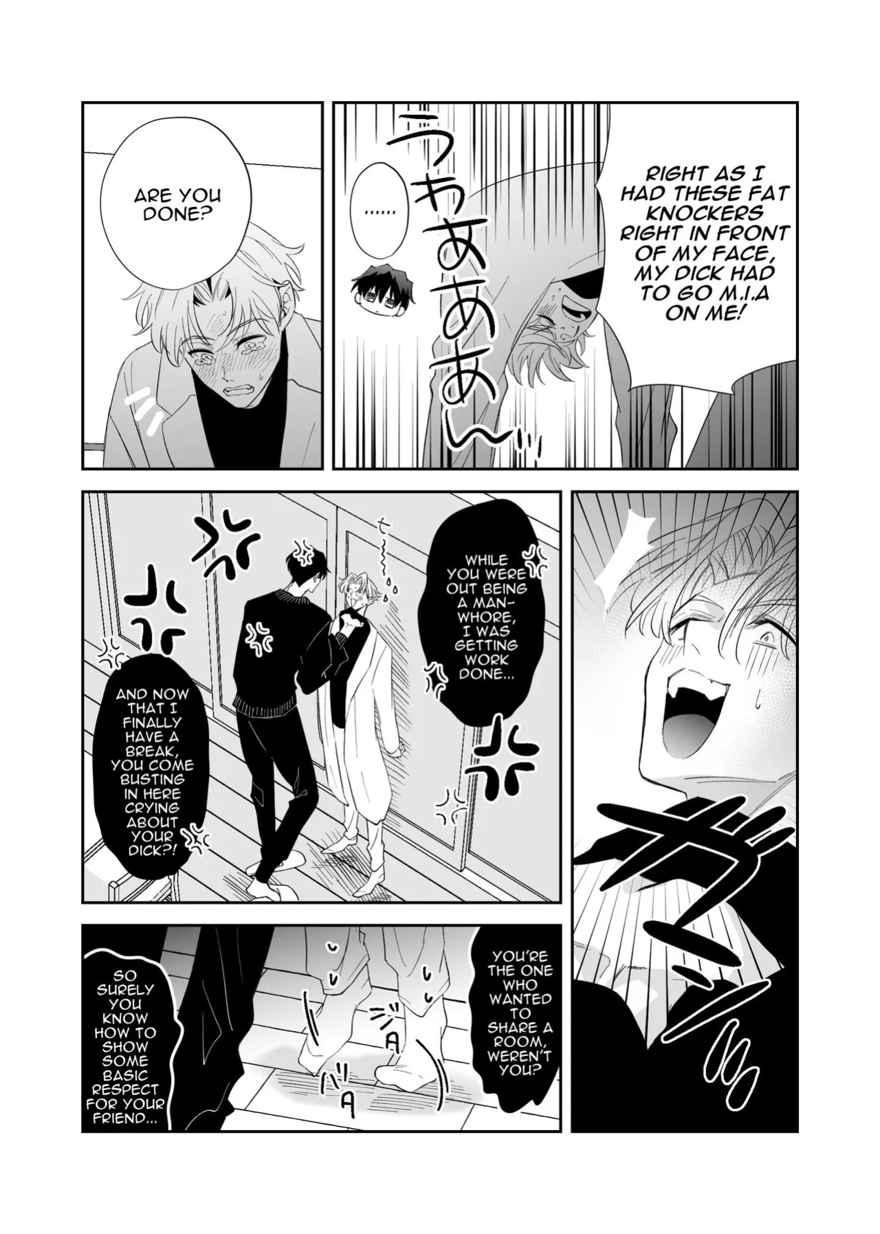 [airpink (yubumi)] Straight Guy Turned Cuntboy Has Intense Mating Sex With His 190cm Longtime Male Friend [Eng]