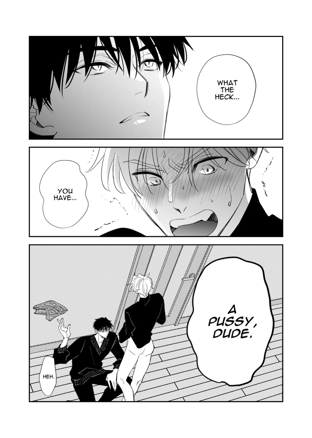 [airpink (yubumi)] Straight Guy Turned Cuntboy Has Intense Mating Sex With His 190cm Longtime Male Friend [Eng]