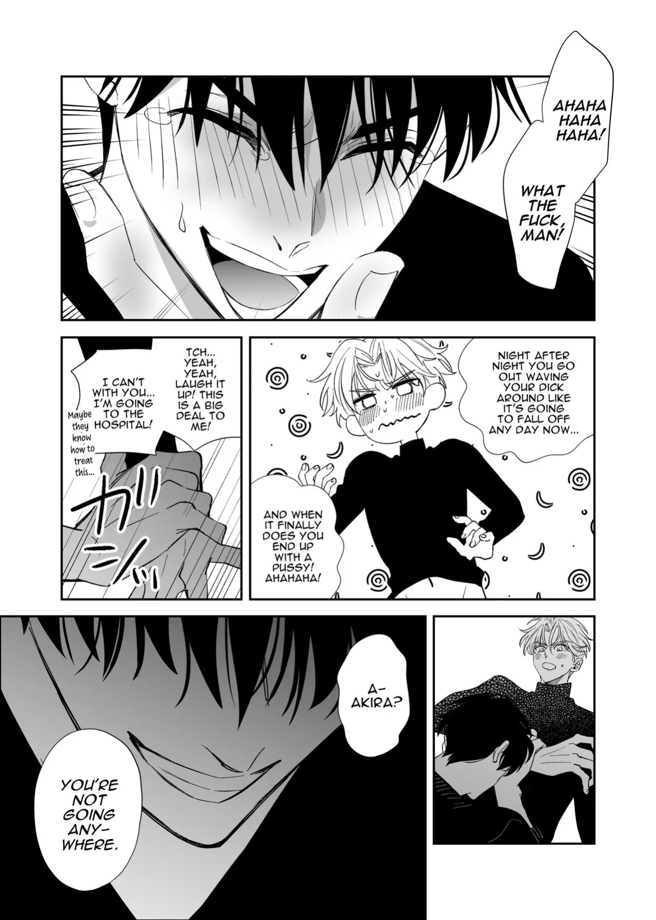 [airpink (yubumi)] Straight Guy Turned Cuntboy Has Intense Mating Sex With His 190cm Longtime Male Friend [Eng]