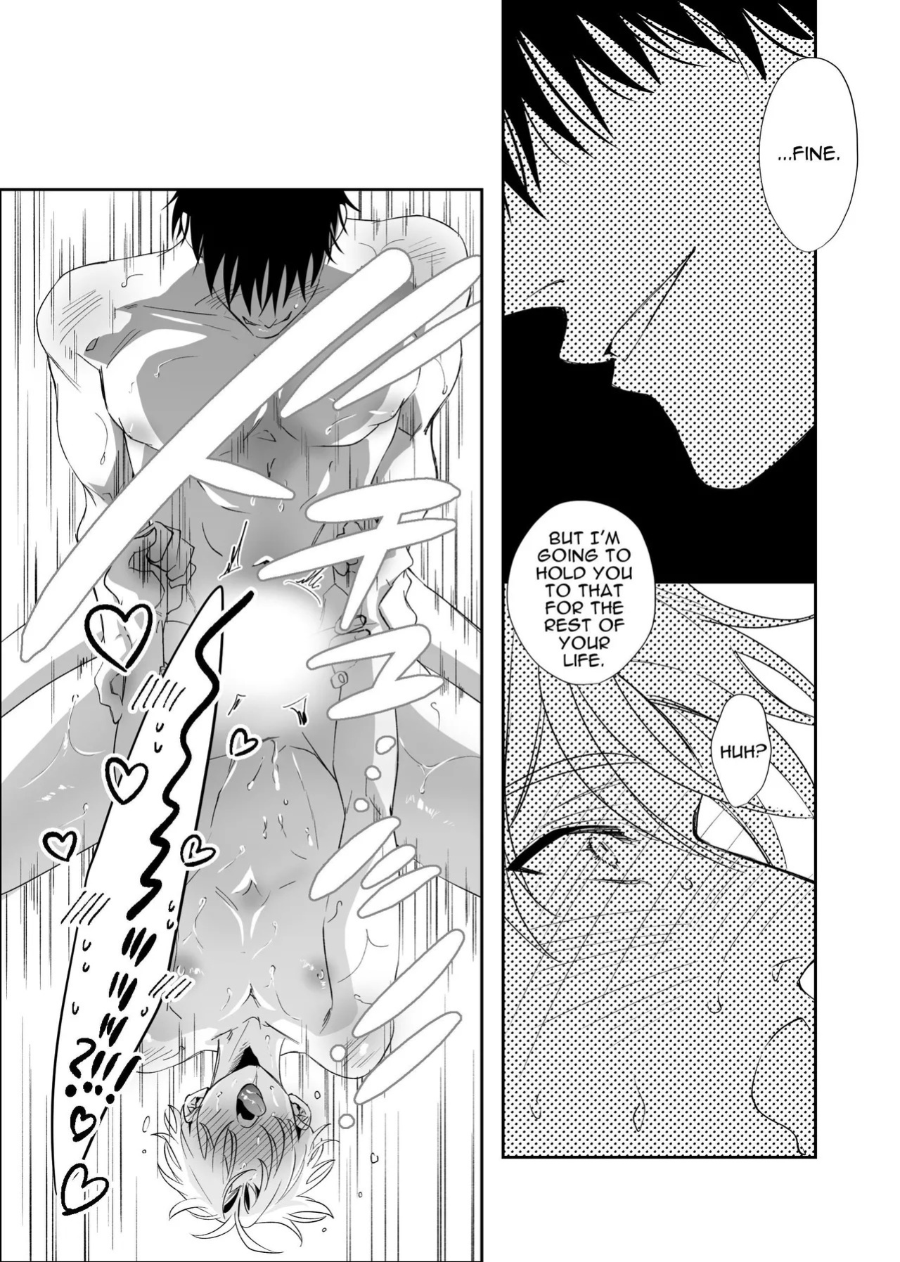 [airpink (yubumi)] Straight Guy Turned Cuntboy Has Intense Mating Sex With His 190cm Longtime Male Friend [Eng]