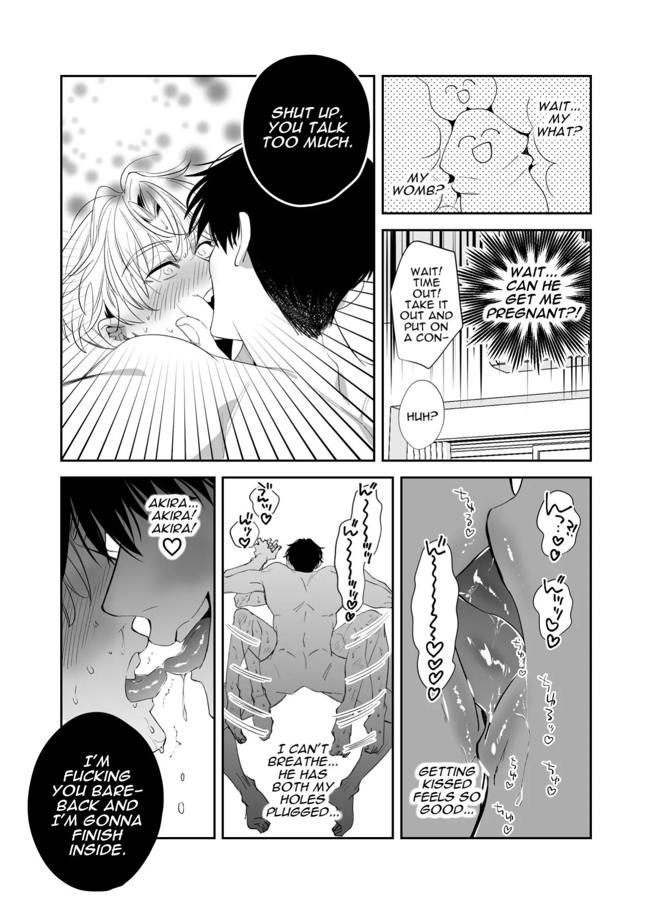 [airpink (yubumi)] Straight Guy Turned Cuntboy Has Intense Mating Sex With His 190cm Longtime Male Friend [Eng]