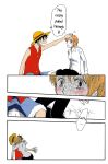 [CHANNEL KING (Fujisaki Kazuko)] Dakishimetara Kiss o Shiyou. (One Piece) [Colorized]