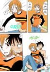 [CHANNEL KING (Fujisaki Kazuko)] Dakishimetara Kiss o Shiyou. (One Piece) [Colorized]