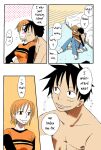[CHANNEL KING (Fujisaki Kazuko)] Dakishimetara Kiss o Shiyou. (One Piece) [Colorized]