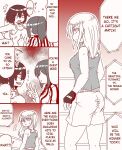A futanari girl gets her balls hurt during body check