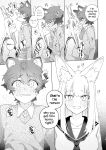 [pink carrot (usachanGET)] Otoko ga Uke - Kitsune-chan X Tanuki-kun | ♂ ga uke. Kitsune-chan × tanuki-kun [Tabunne Scans]