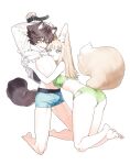 [pink carrot (usachanGET)] Otoko ga Uke - Kitsune-chan X Tanuki-kun | ♂ ga uke. Kitsune-chan × tanuki-kun [Tabunne Scans]